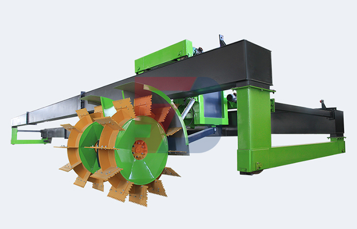 雙輪盤液壓升降翻拋機